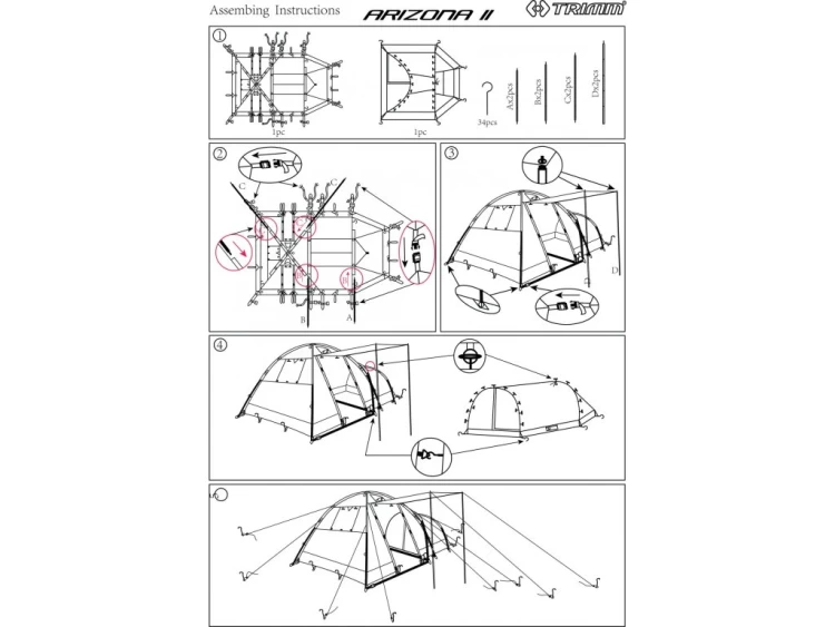 Šator Trimm ARIZONA II 4-5