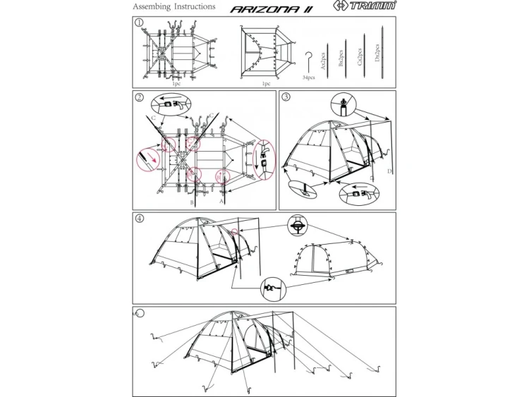 Šator Trimm ARIZONA II 4-5