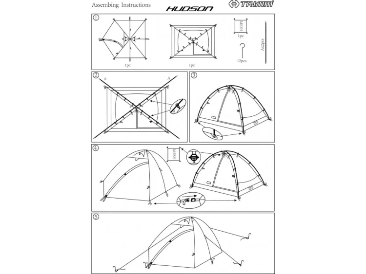 Šator Trimm HUDSON 3-4