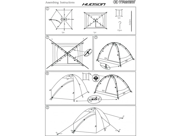 Šator Trimm HUDSON 3-4
