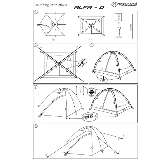 Šator Trimm  LARGO 3-4