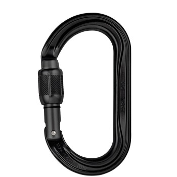 Karabiner Petzl OK SCREW LOCK black