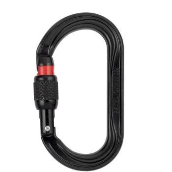 Karabiner Petzl OXAN SCREW-LOCK black