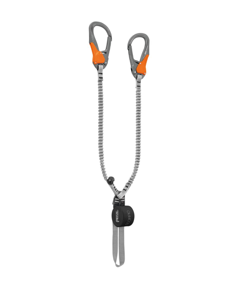 Y komplet za feratu PETZL SCORPIO EASHOOK BLACK NEW