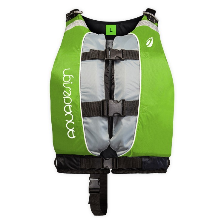 Prsluk Aquadesign TWIST CLUB Green/Gray with leg straps