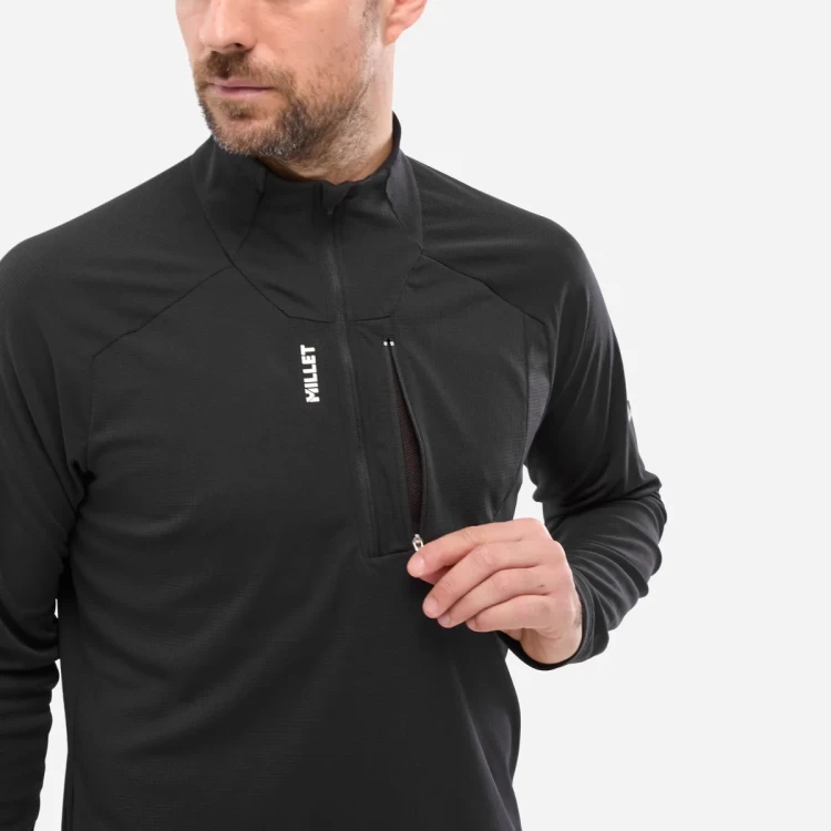 Majica Millet KAMET ZIP LS M
