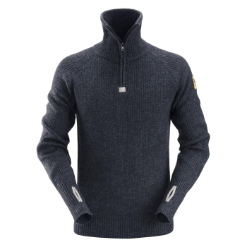 Džemper Snickers AllroundWork &frac12;-Zip Wool Sweater